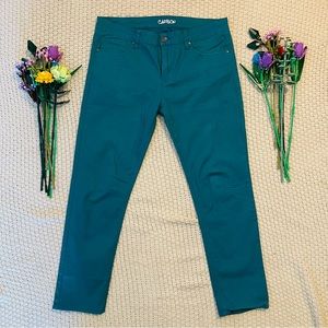 34/30 Carbon Skinny Jean - Teal
